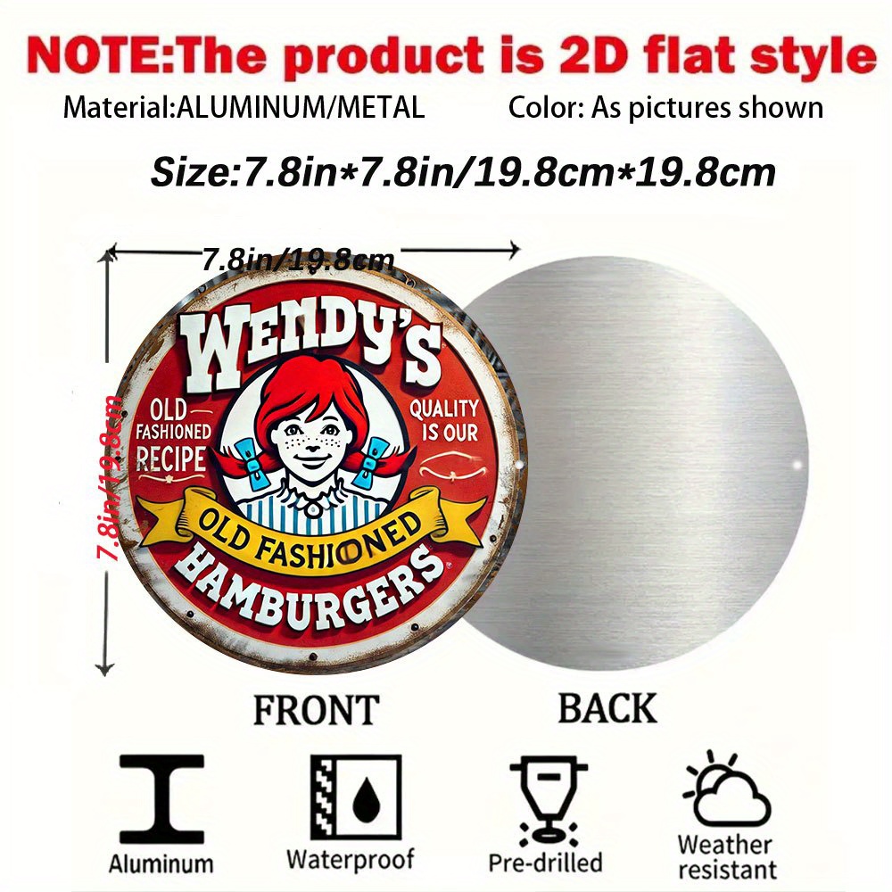 2D Flat, Vintage Wendy's Old F - Vintage Fashion Hamburg ulasan dan harga