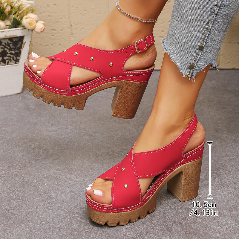 Vintage Super High Heel Cross  - Vintage Slip Dress ulasan dan harga
