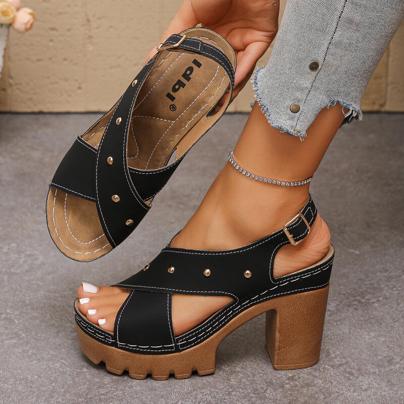 Vintage Super High Heel Cross  - Vintage Slip Dress ulasan dan harga