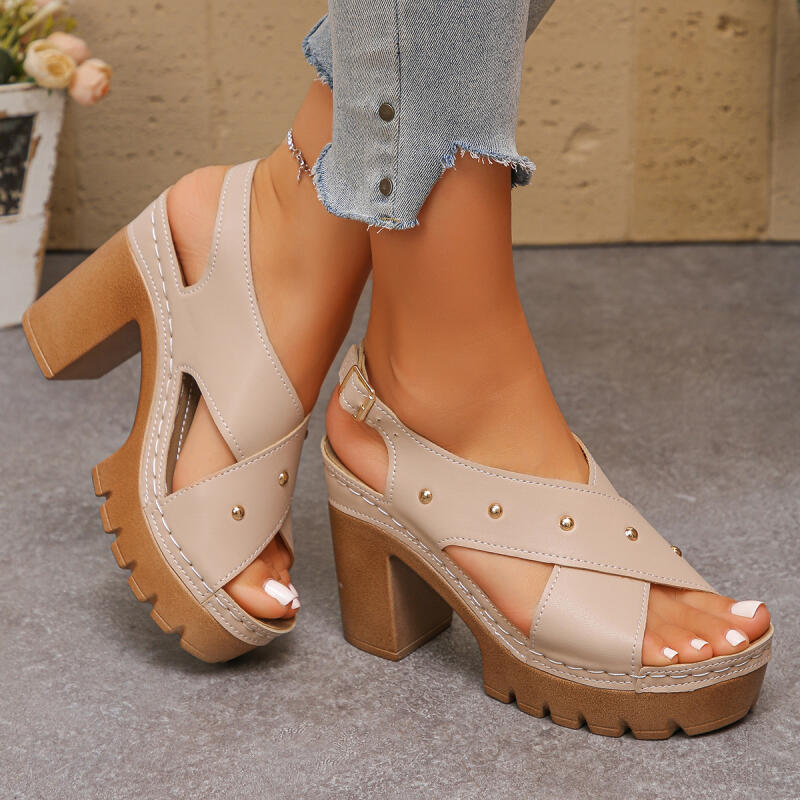 Vintage Super High Heel Cross  - Vintage Slip Dress ulasan dan harga